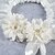 baratos Ligas para Noivas-Renda / Cetim Elástico Fashion Wedding Garter Com Flor Ligas