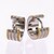 abordables Boucles d&#039;Oreille Homme-Homme Cristal Boucles d&#039;oreille Clou Boucle d&#039;Oreille Créoles Or rose Argent sterling Des boucles d&#039;oreilles Bijoux Argent Pour Mariage Soirée Quotidien Décontracté