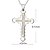 cheap Necklaces-Men&#039;s Pendant Necklaces Pendants Cross Stainless Steel Cross Jewelry For Daily Casual