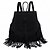 cheap Backpacks &amp; Bookbags-Women&#039;s Bags Denim Backpack Tassel Solid Colored Black / Brown