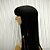 cheap Synthetic Trendy Wigs-Synthetic Wig Straight Kardashian Straight With Bangs Wig Very Long Black Synthetic Hair 10 inch Women&#039;s Black hairjoy