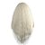 billiga Syntetiska peruker utan hätta-Syntetiska peruker Naturligt vågigt Naturligt vågigt Peruk Vit Syntetiskt hår Dam