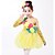 abordables Tenues de danse enfants-Spectacle Robe Paillette Utilisation Manches courtes Sans Manches Taille moyenne Polyester