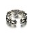 preiswerte Ringe-Unisex Bandring Einstellbarer Ring Silber Sterling Silber Silber Retro Punk Alltag Normal Schmuck