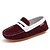 cheap Boys&#039; Shoes-Boys&#039; / Girls&#039; Leather Spring / Summer / Fall Comfort Boat Shoes Purple / Brown / Red / Party &amp; Evening / TR