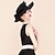 cheap Party Hats-Fascinators Hats Sinamay Bowler / Cloche Hat Wedding Casual Horse Race Ladies Day Melbourne Cup Vintage Elegant With Bowknot Headpiece Headwear