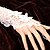 preiswerte Handschuhe für die Party-Spitze Handgelenk-Länge Handschuh Brauthandschuhe / Party / Abendhandschuhe Mit Stickerei / Blumig