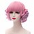 cheap Synthetic Trendy Wigs-Synthetic Wig Wavy Wavy Wig Pink Medium Length Pink Synthetic Hair Women&#039;s Pink