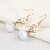 cheap Earrings-Women&#039;s Opal Drop Earrings - Princess Classic White For Party