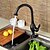 cheap Kitchen Faucets-Kitchen faucet - Single Handle One Hole Oil-rubbed Bronze Tall / High Arc Deck Mounted Contemporary Kitchen Taps / Stainless Steel