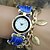 cheap Bracelet Watches-Women&#039;s Bracelet Watch Quartz Black / White / Blue Hot Sale Analog Charm Fashion - Golden White Black One Year Battery Life / Tianqiu 377