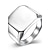 billige Ringe-Bandring Gylden Sølv Titanium Stål Guldbelagt Mode minimalistisk stil 7 8 9 10 / Herre / Herre