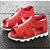 preiswerte Mädchenschuhe-Mädchen Schuhe Kunstleder Frühling Komfort Sandalen für Weiß / Rot / Rosa
