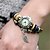 preiswerte Armbanduhren-Damen Uhr Modeuhr Armband-Uhr Digital Leder Braun Analog Böhmische Braun