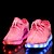 abordables Chaussures LED enfants-Garçon / Fille LED / Confort Tulle Chaussures d&#039;Athlétisme Petits enfants (4-7 ans) / Grands enfants (7 ans et +) Lacet / LED / Lumineux Noir / Rose / Bleu Printemps / Automne / Gomme