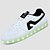 זול סניקרס לגברים-יוניסקס נעליים סינטתי אביב קיץ סתיו חורף נוחות שרוכים עבור אתלטי קזו&#039;אל שחור שחור/אדום שחור לבן