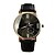 abordables Montres-Homme Montre Quartz Cuir Marron Analogique Blanche Noir Vert foncé / Acier Inoxydable