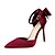 olcso Női magas sarkú cipők-Női Cipő Selyem Nyár Stiletto Kompatibilitás Hétköznapi Ezüst Piros Rózsaszín Aranyozott Burgundi vörös