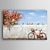 Недорогие Пейзажи-ручная роспись маслом пейзаж угол велосипеда с птицами с растянутыми кадр 7 стены arts®
