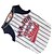 abordables Vêtements pour chiens-Chien Tee-shirt Maillot Gilet Rayure Sportif Vêtements pour Chien Respirable Rouge Orange Costume Coton XS S M L