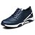 abordables Baskets Homme-Homme Chaussures Cuir Printemps Automne Hiver Confort Talon Plat Boucle Pour Athlétique Décontracté Noir Bleu de minuit