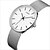 baratos Relógio de pulso-Homens / Mulheres / Casal Relógio de Moda Impermeável Aço Inoxidável Banda Luxo / Minimalista Branco / Dois anos / Maxell CR2016