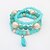 baratos Pulseira-Feminino Pulseiras com Pendentes Pulseiras Strand Fashion Europeu Vidro Liga Jóias Casamento Festa Diário Casual