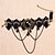 olcso Testékszer-Body Lánc / Belly Chain Karpánt Gótikus Női Testékszer Kompatibilitás Napi Hétköznapi Csipke Fekete