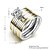 זול Fashion Ring-טבעות גדילים / אופנתי / סגנון בוהמיה / סטייל פאנק / מתכווננת / מקסים חתונה / Party / יומי / קזו&#039;אל / ספורט תכשיטיםטבעות רצועה / טבעות