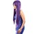 voordelige Synthetische pruiken-vrouwen lange rechte paars synthetisch haar pruik hittebestendige fiber goedkope cosplay party pruik hair