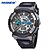 cheap Sport Watches-Men&#039;s Sport Watch Digital 30 m PU Band Digital Black / White / Blue - Yellow Red Blue