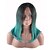 Χαμηλού Κόστους Συνθετικές Trendy Περούκες-Συνθετικές Περούκες Ίσιο Ίσια Περούκα Κοντό Πράσινο Συνθετικά μαλλιά Γυναικεία Πράσινο