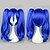 abordables Perruques de déguisement-perruque de costume de cosplay perruque synthétique perruque de cosplay perruque droite droite cheveux synthétiques bleus perruque tressée pour femmes tresses africaines blue hairjoy
