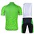 billige Klærsett for menn-KEIYUEM Herre Dame Kortermet Sykkeljersey med bib-shorts Coolmax® Netting Silikon Sykkel Treningsdrakt Pustende Fort Tørring Tilbake Lomme Svettereduserende sport Kurv Klær / Elastisk