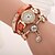 preiswerte Armbanduhren-Damen Modeuhr Armband-Uhr Quartz Armbanduhren für den Alltag Leder Band Schwarz Blau Rot Orange Grün Gold Lila Rose