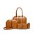 baratos Conjunto de Bolsas-Mulheres Bolsas PU Conjuntos de saco / Zíper Conjunto de bolsa de 4 pcs para Compras / Formal / Escritório e Carreira Preto / Vermelho / Marron