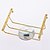 cheap Towel Bars-Towel Bar Contemporary Brass 1 pc - Hotel bath 3-towel bar