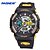 cheap Sport Watches-Men&#039;s Sport Watch Digital 30 m PU Band Digital Black / White / Blue - Yellow Red Blue