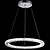 levne Kruhový design-60 cm křišťálově stmívatelný LED lustr přívěsek lehký kovový kruh galvanicky pokovený moderní moderní 110-120v 220-240v