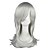 billige Halloween Wigs-Maria Holic Shinjirō Kurama Cosplay-parykker Herre Dame 22 tommers Varmeresistent Fiber Sølv Anime