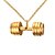 cheap Necklaces-Men&#039;s Pendant Necklace Pendant Dumbbell Ladies Fashion Stainless Steel Gold Black Necklace Jewelry For Casual Daily