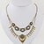 cheap Necklaces-Women&#039;s Statement Necklace Ladies Personalized Vintage European Alloy Golden Silver Necklace Jewelry For Party Daily Casual