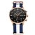 baratos Relógios Clássicos-Masculino Relógio Elegante Quartz Calendário / Relógio Casual / Cronômetro Tecido Banda Branco marca