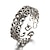 זול Fashion Ring-בגדי ריקוד גברים נשים טבעות מידי טבעות רצועה אופנתי מתכווננת כסף סטרלינג תכשיטים עבור יומי קזו&#039;אל