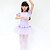 preiswerte Kindertanzkleidung-Balletschuhe Kleid Schleife(n) Leistung Ärmellos Normal Baumwolle / Ballett