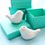 cheap Wedding Gifts-Love Birds Ceramic Salt And Pepper Shakers in Pepepr Blue Box Wedding Favor