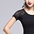 cheap Latin Dancewear-Performance Tops Women&#039;s Performance Spandex Lace Lace Short Sleeve Natural Top