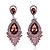 cheap Earrings-Women&#039;s Gold Blue White Crystal Earrings Classic Cubic Zirconia Earrings Jewelry White / Burgundy / Champagne For Party