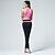 billige Ny ind-Connie Dame Yoga bukser Hvid / Sort Sort / Pink Sort / Hvid Elastin Zumba Løb Træning Tights Leggins Plusstørrelser Sport Sportstøj Åndbart Elastisk