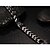 billiga Modearmband-Herr Kedje &amp; Länk Armband initiala Rostfritt stål Armband Smycken Svart Till Tillfällig Dagligen